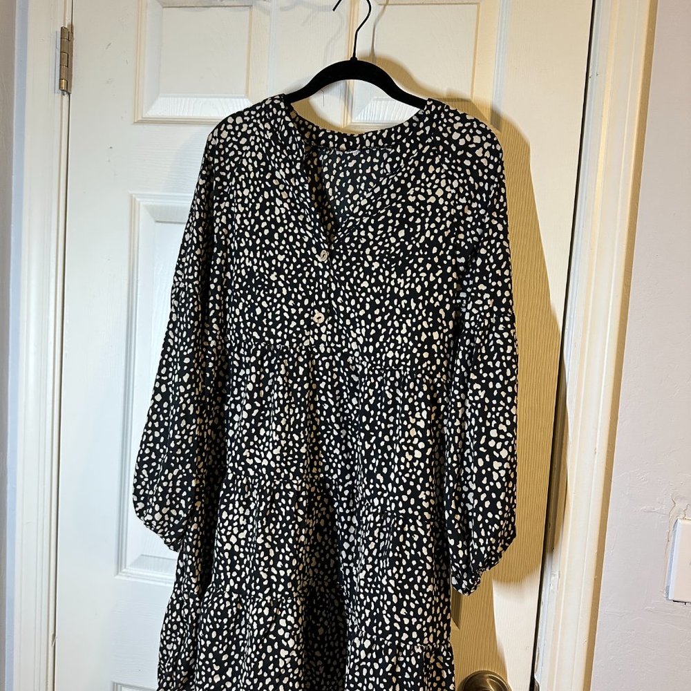 Flowy Polkadot Dress